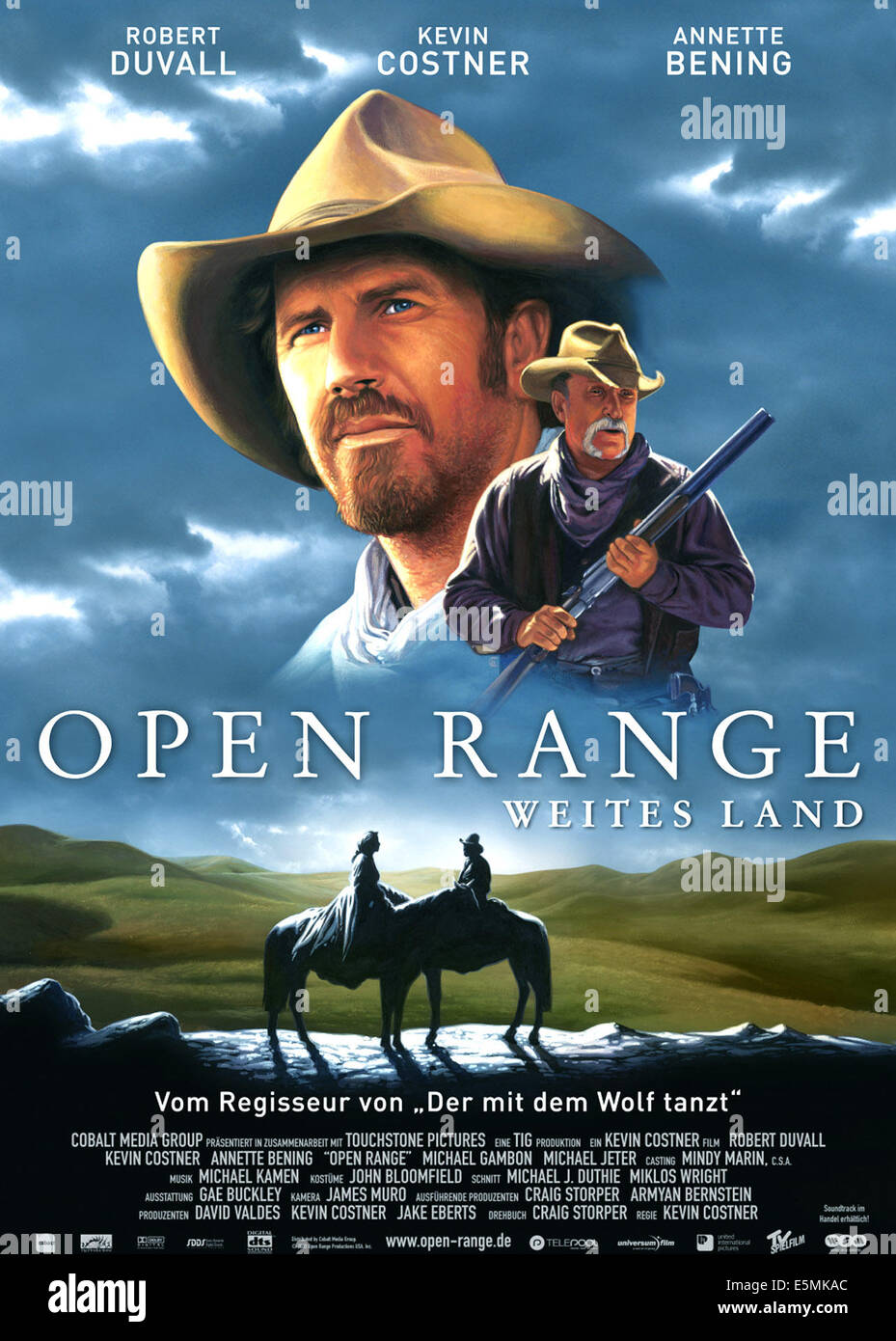 OPEN RANGE, Kevin Costner, Robert Duvall, 2003, (c) Touchstone/Courtesy Everett Collection Stockfoto
