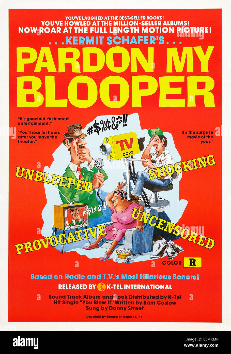 PARDON MY BLOOPER, US-Plakat, 1974 Stockfoto
