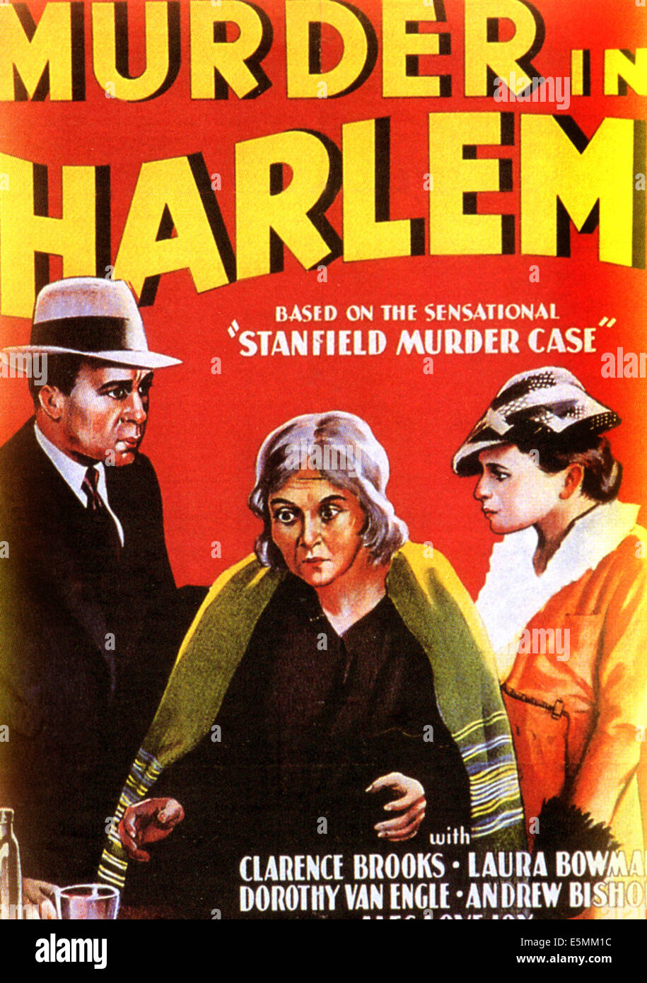 MORD IN HARLEM, 1935 Stockfoto