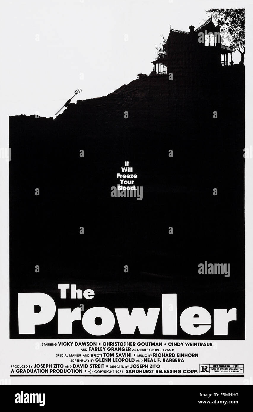 DER PROWLER, US-Plakat, 1981, © Sandhurst/Courtesy Everett Collection Stockfoto