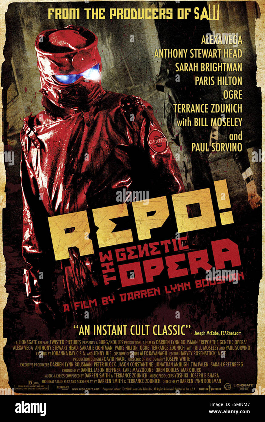 REPO! DIE genetische Oper, Alexa Vega, 2008. © LionsGate/Courtesy Everett Collection Stockfoto