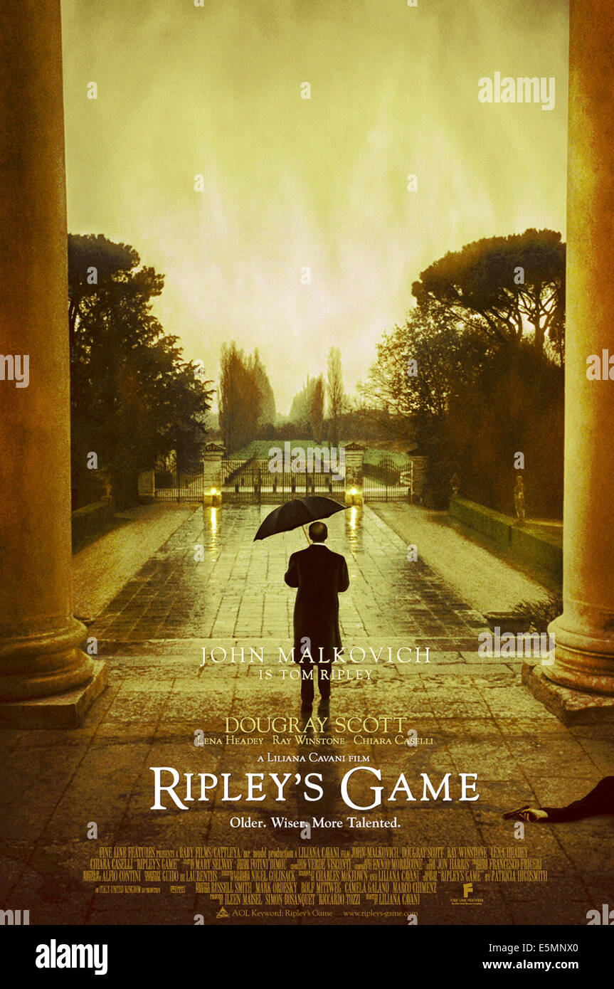 RIPLEY es GAME, 2002, (c) Fine Line Features/Courtesy Everett Collection Stockfoto