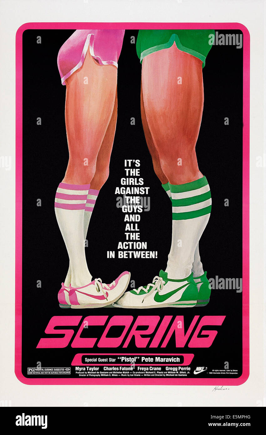 SCORING, US-Plakat, 1979, © Intermedia Künstler/Courtesy Everett Collection Stockfoto