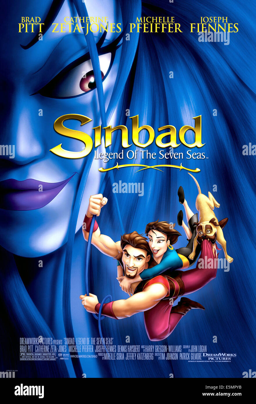 SINBAD: Legende der sieben Meere, 2003, Plakatkunst, (c) DreamWorks Bilder/Courtesy Everett Collection Stockfoto