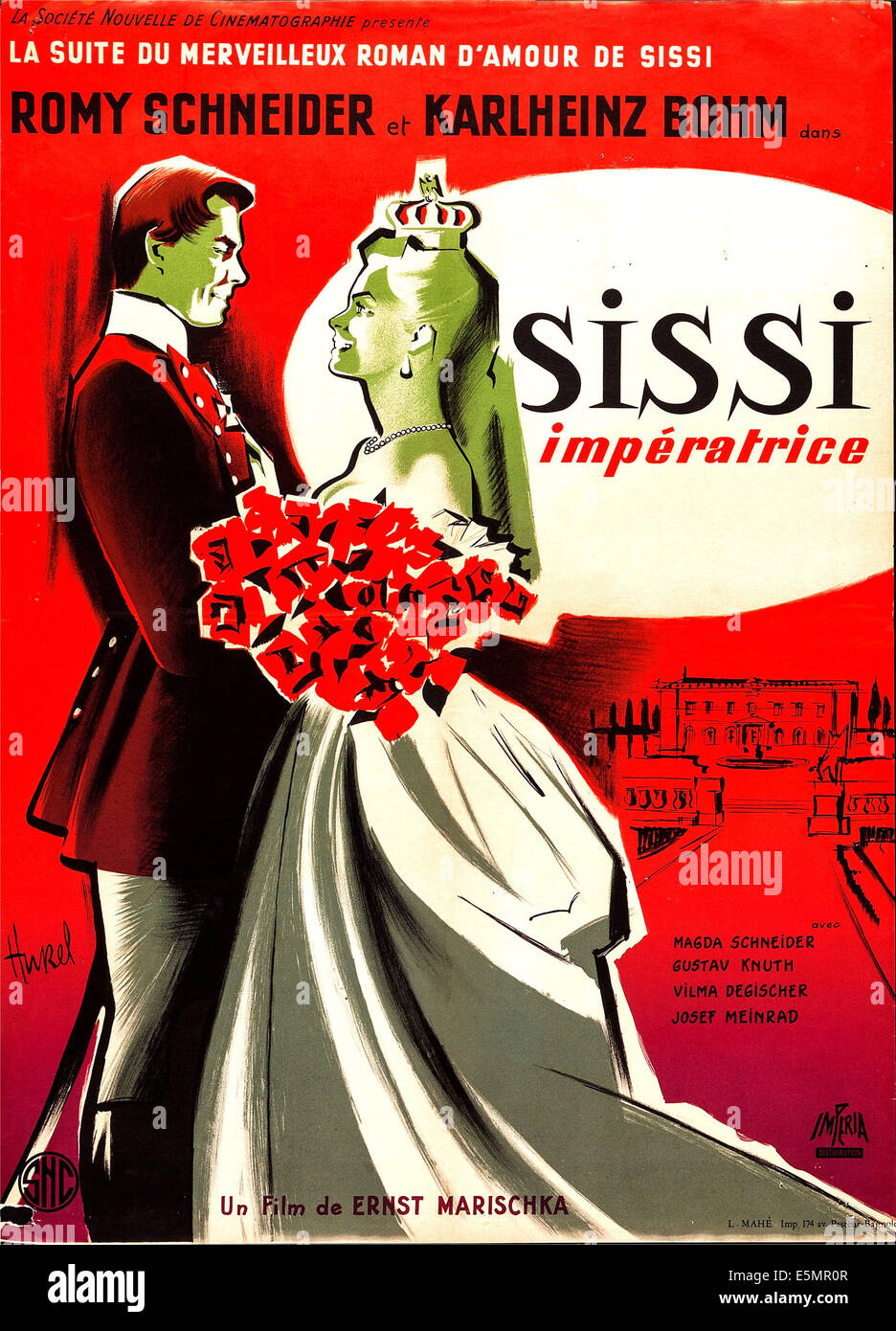 SISSI, österreichischer Plakatkunst, 1955. Stockfoto
