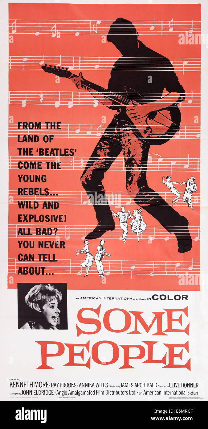 Manche US-Plakatkunst, 1962 Stockfoto