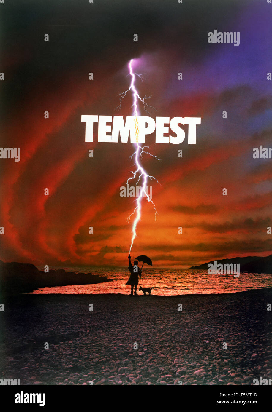 TEMPEST, 1982. © Columbia/Courtesy Everett Collection Stockfoto