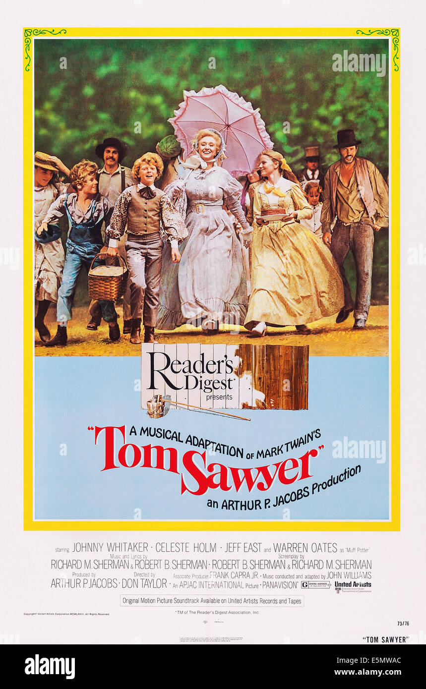 Tom Sawyer 1973 Johnny Whitaker Stockfotos und -bilder Kaufen - Alamy