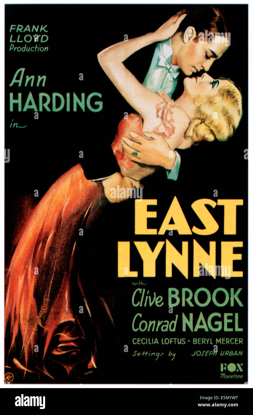 Ost-LYNNE, Clive Brook, Ann Harding, 1931, TM und Copyright © 20th Century Fox Film Corp. Alle Rechte vorbehalten. / Höflichkeit Everett Stockfoto