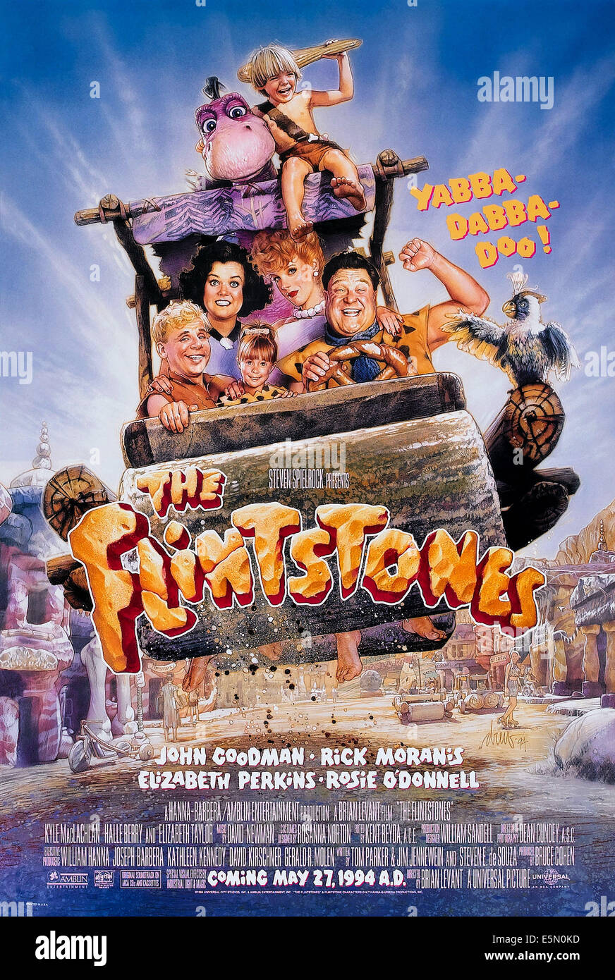 DIE Familie Feuerstein, US voraus Plakatkunst, Rick Moranis, Rosie O'Donnell, Elaine/Melanie Silber, Elizabeth Perkins, Marino/Hlynur Stockfoto DIE Familie Feuerstein, US voraus Plakatkunst, Rick Moranis, Rosie O'Donnell, Elaine/Melanie Silber, Elizabeth Perkins, Marino/Hlynur Stockfoto
