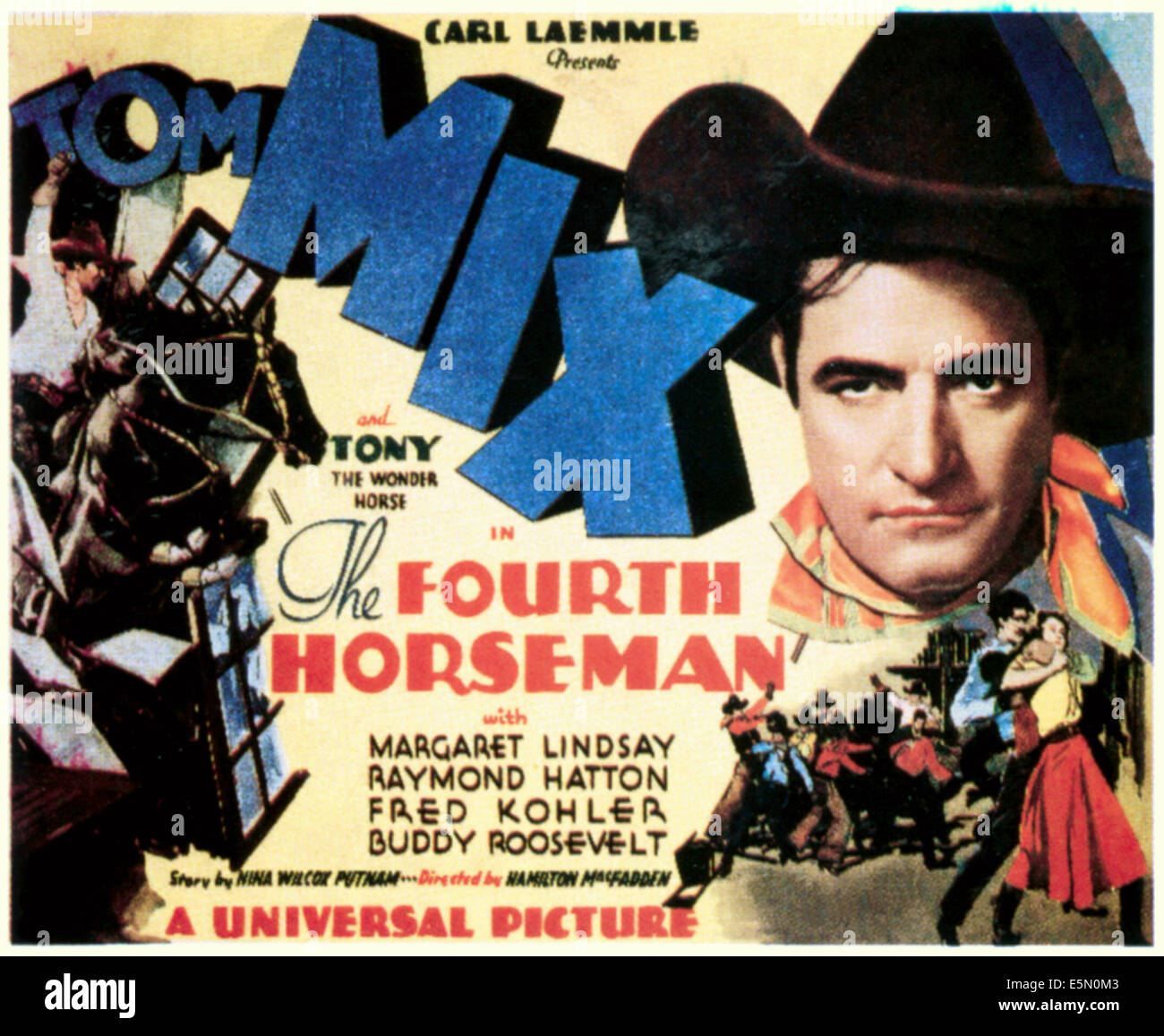 DER vierte Reiter, Tom Mix, 1932. Stockfoto