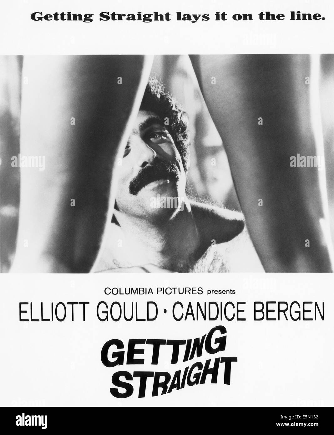 IMMER geradeaus, Elliott Gould, 1970 Stockfoto