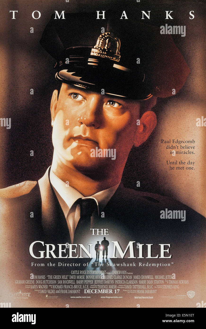 DIE GREEN MILE, US voraus Plakatkunst, Tom Hanks, 1999, © Warner Bros. / Courtesy Everett Collection Stockfoto