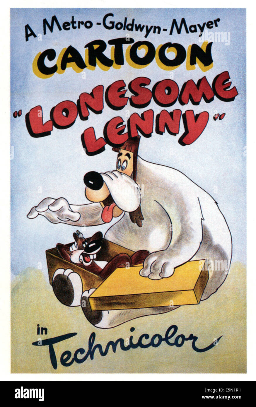 LONESOME LENNY, Links: Screwy Eichhörnchen, 1946. Stockfoto