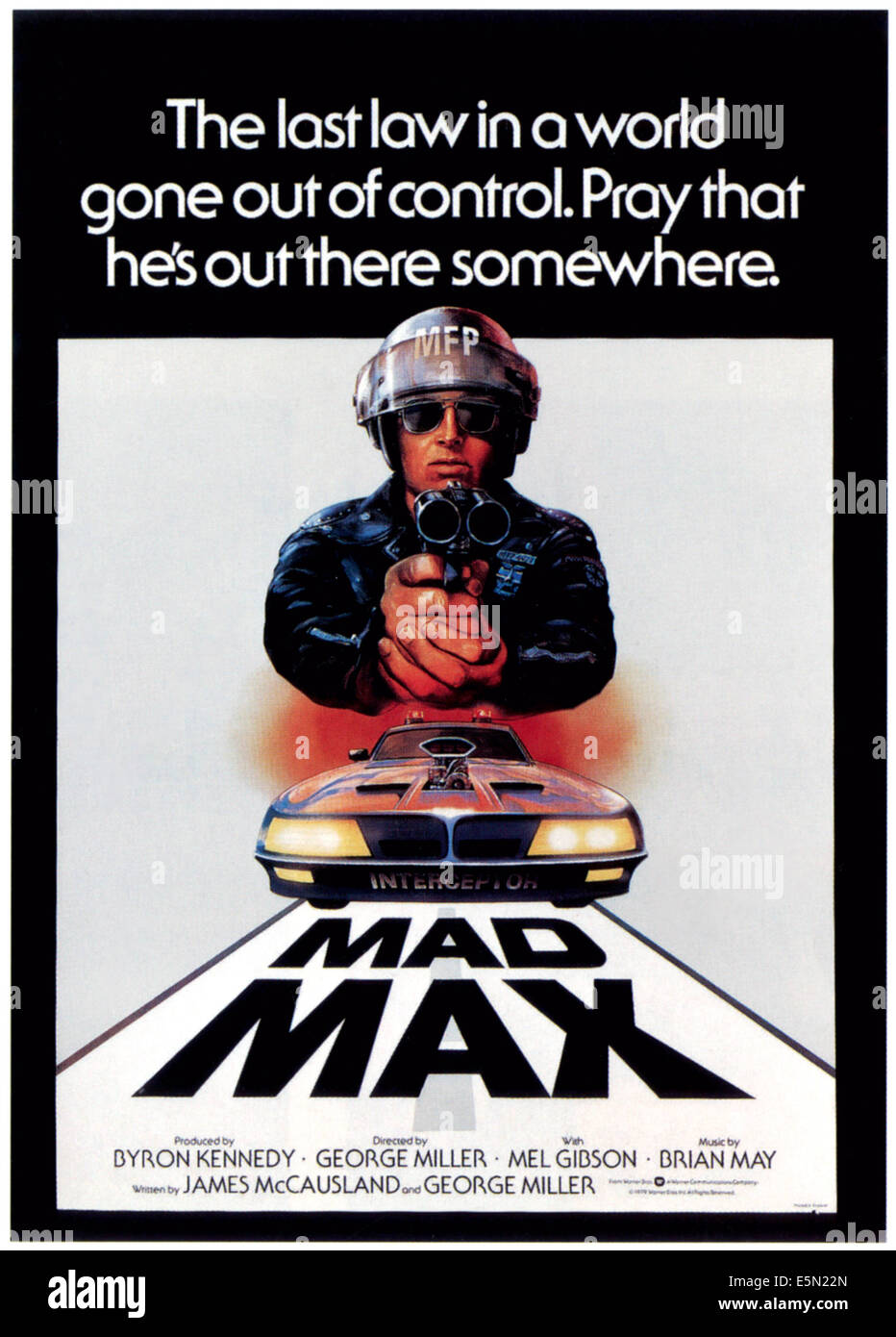 MAD MAX, Mel Gibson, 1979 Stockfoto