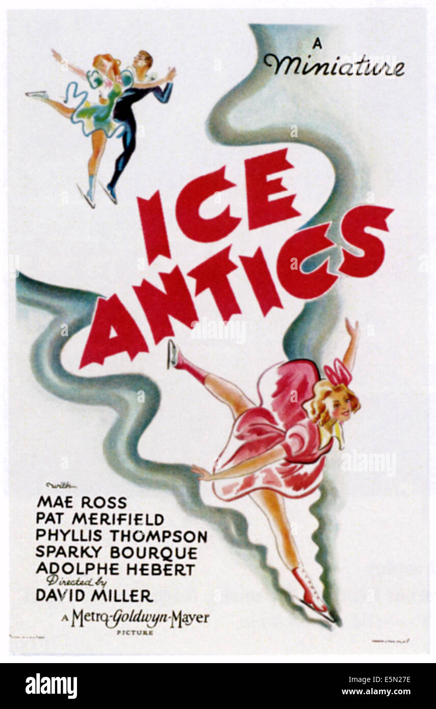 ICE-Possen, Plakat für den Kurzfilm, 1939 Stockfoto
