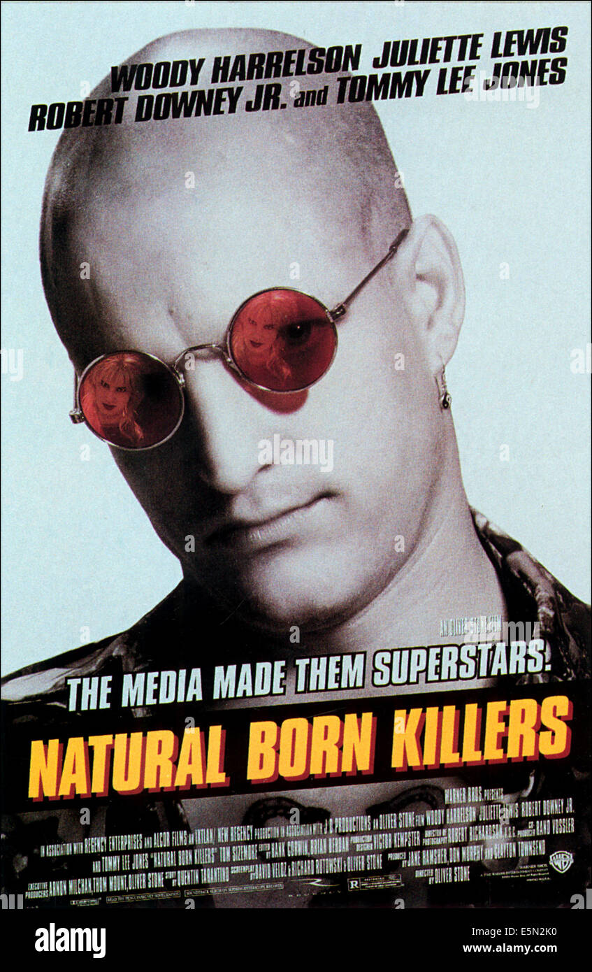 NATURAL BORN KILLERS, Woody Harrelson, Juliette Lewis, 1994 Stockfoto