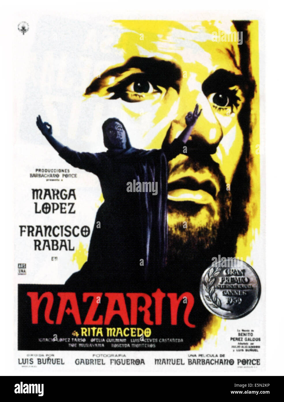 NAZARIN, mexikanische Plakatkunst, 1959 Stockfoto