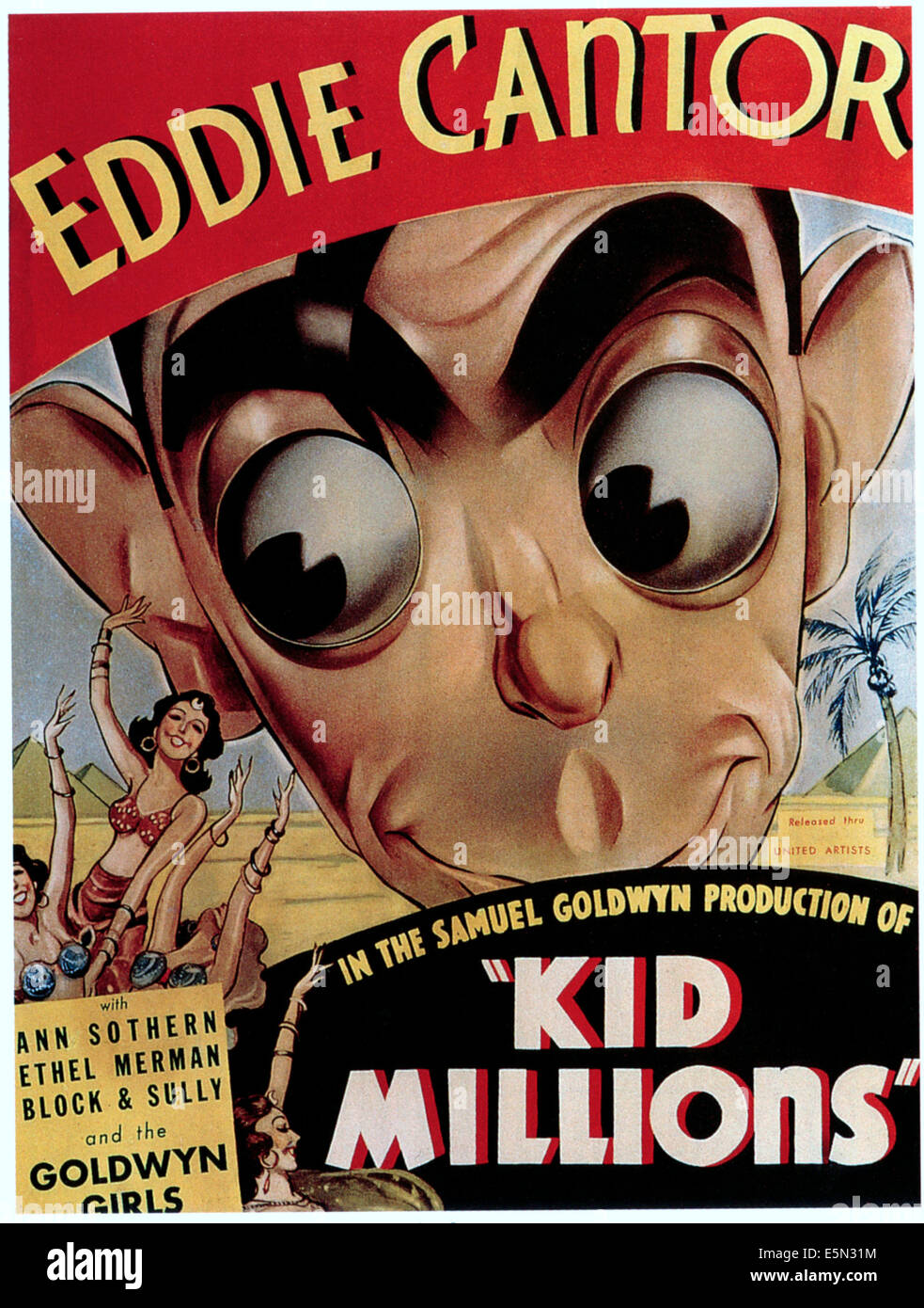 KID MILLIONS, Eddie Cantor, 1934 Stockfoto