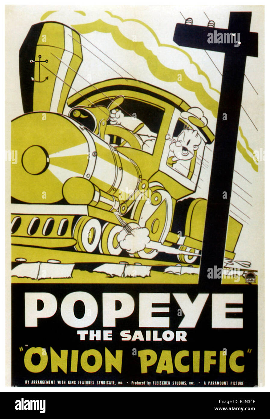 Zwiebel-Pazifik, Popeye, 1940. Stockfoto