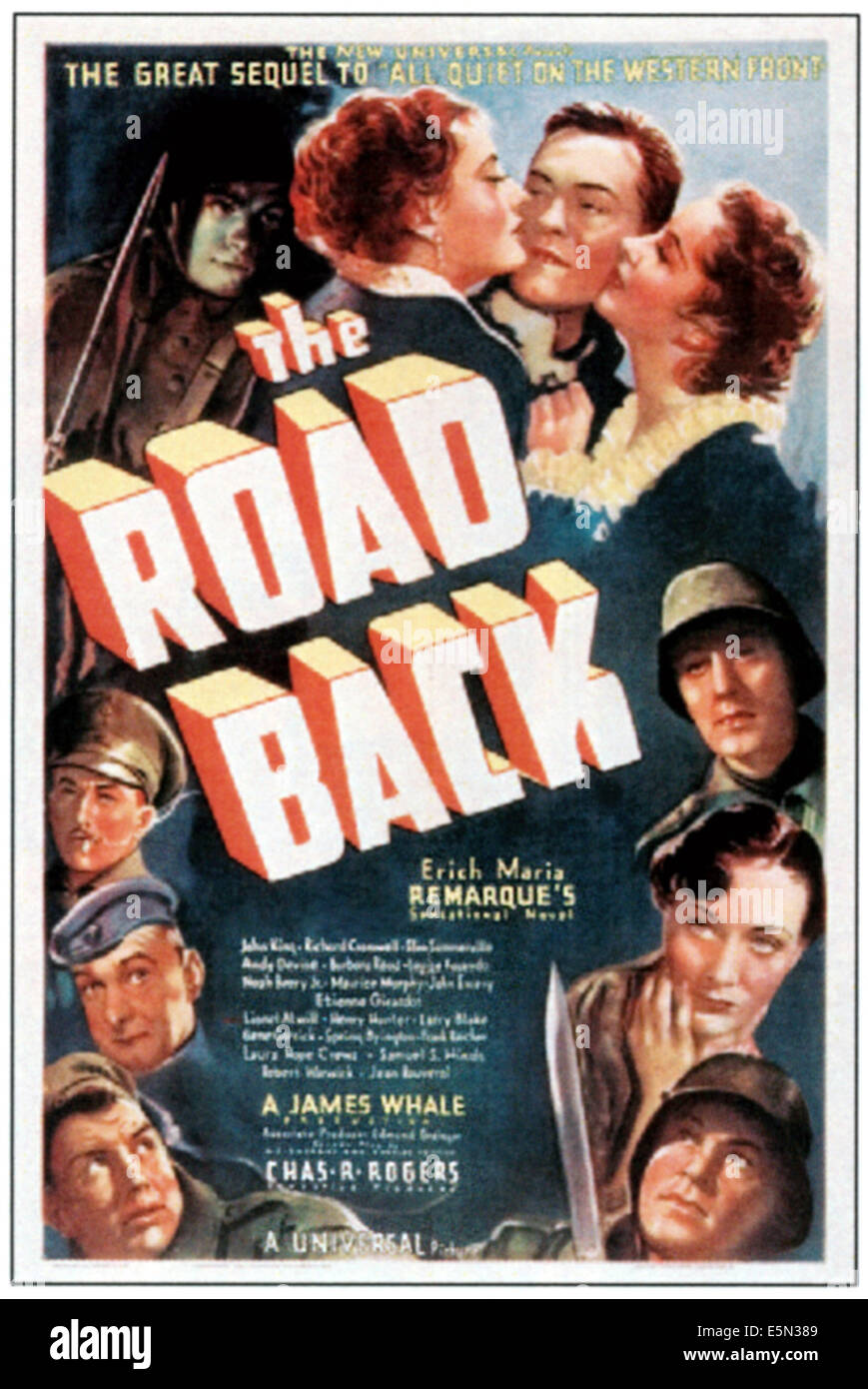 THE ROAD BACK, Plakatkunst, 1937 Stockfoto
