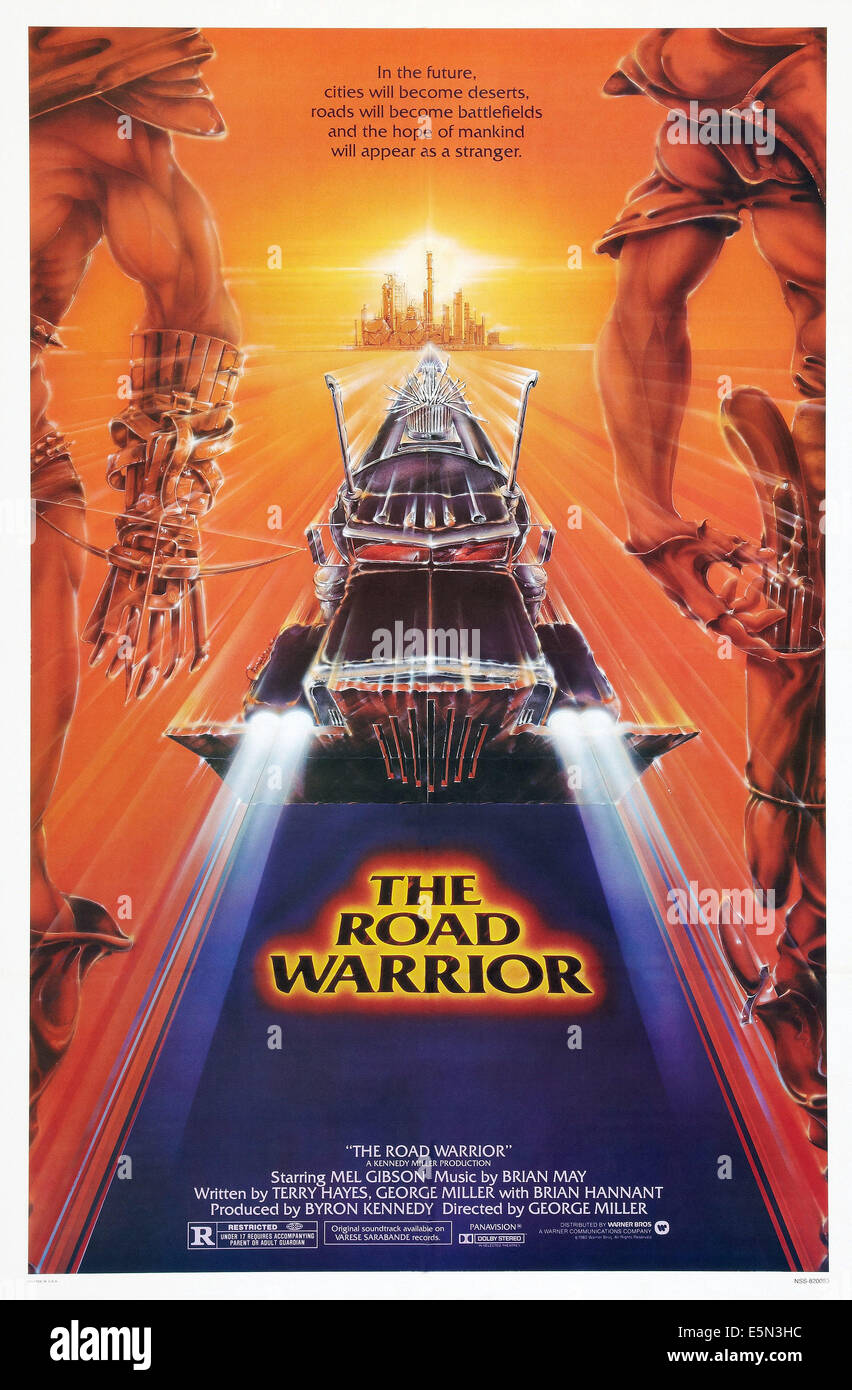 THE ROAD WARRIOR, (Plakatkunst), 1981 Stockfoto