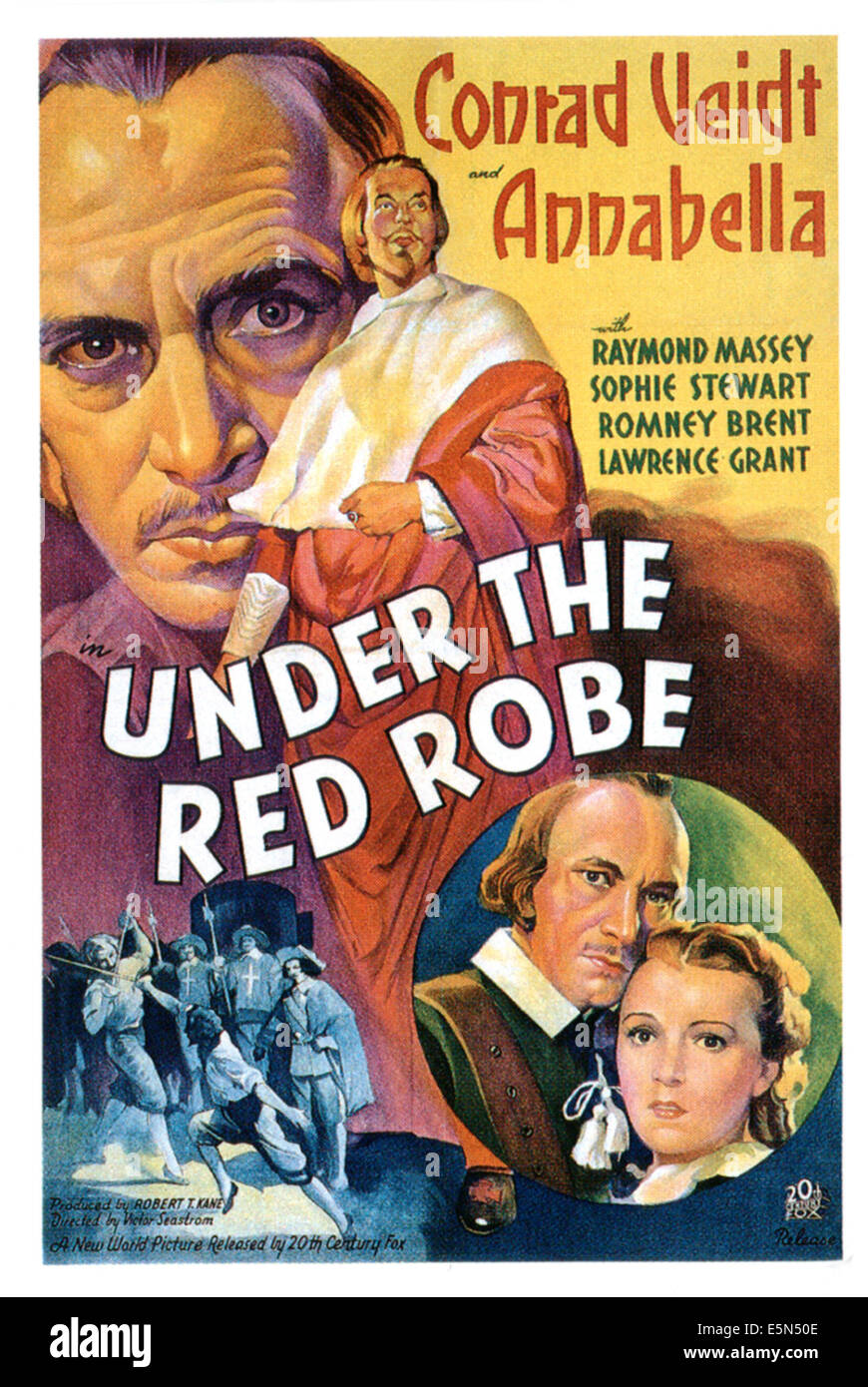 UNTER der roten ROBE, Conrad Veidt, Annabella, 1937 Stockfoto