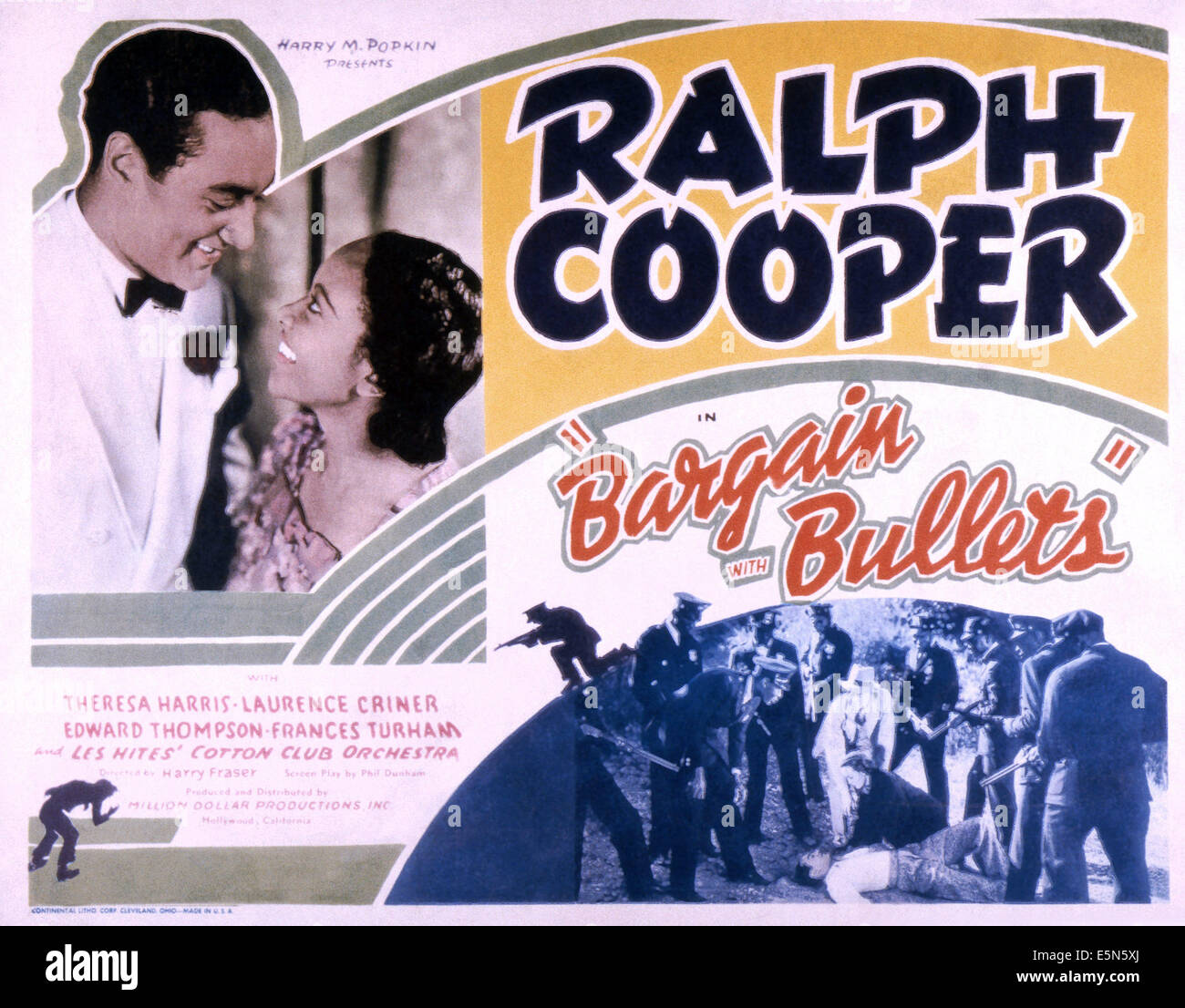 Gangster ON THE LOOSE, (aka Schnäppchen mit Kugeln), oben von links: Ralph Cooper, Theresa Harris, 1937 Stockfoto