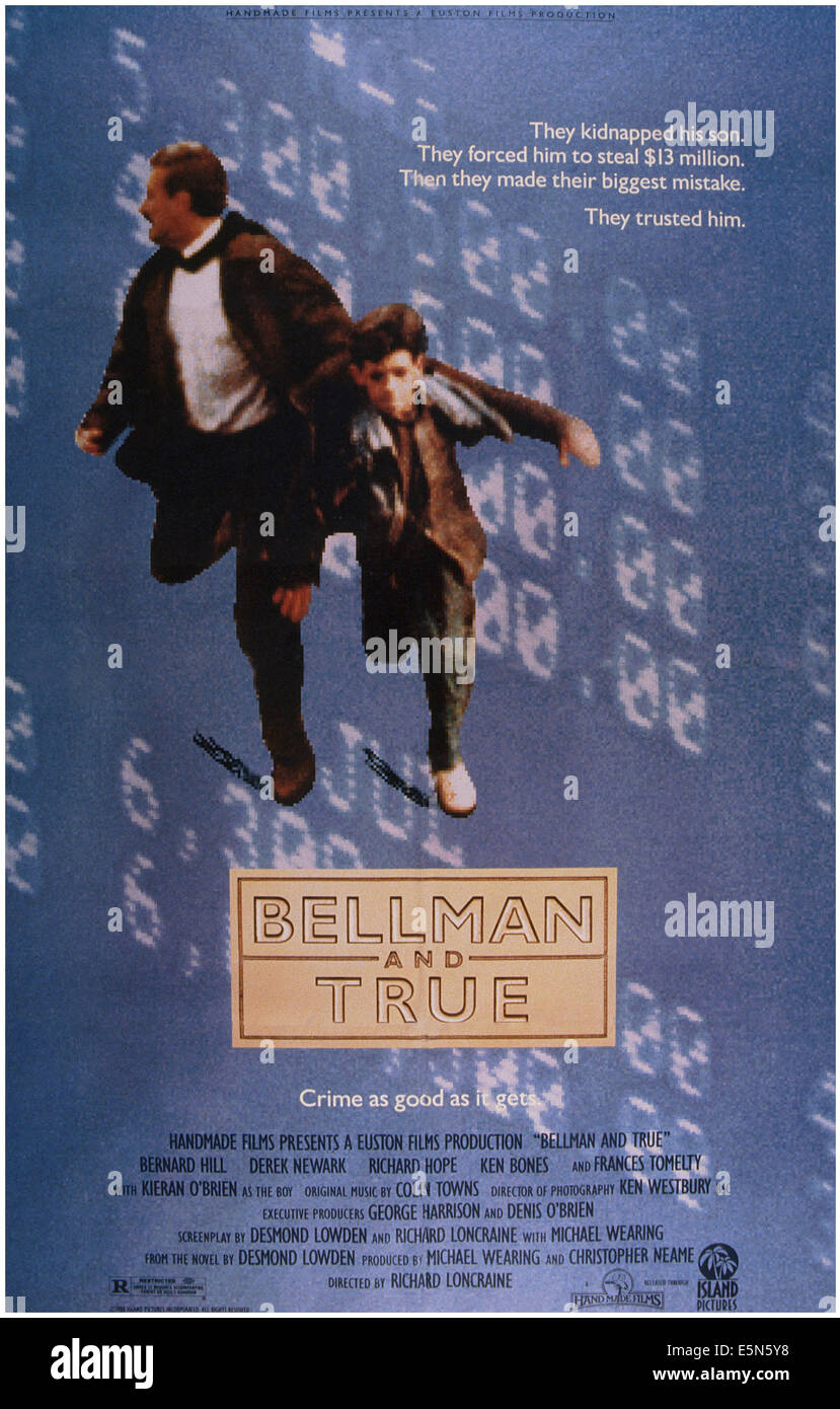 BELLMAN und wahr, von links: Bernard Hill, Kieran O'Brien, 1987, © Insel Bilder/Courtesy Everett Collection Stockfoto