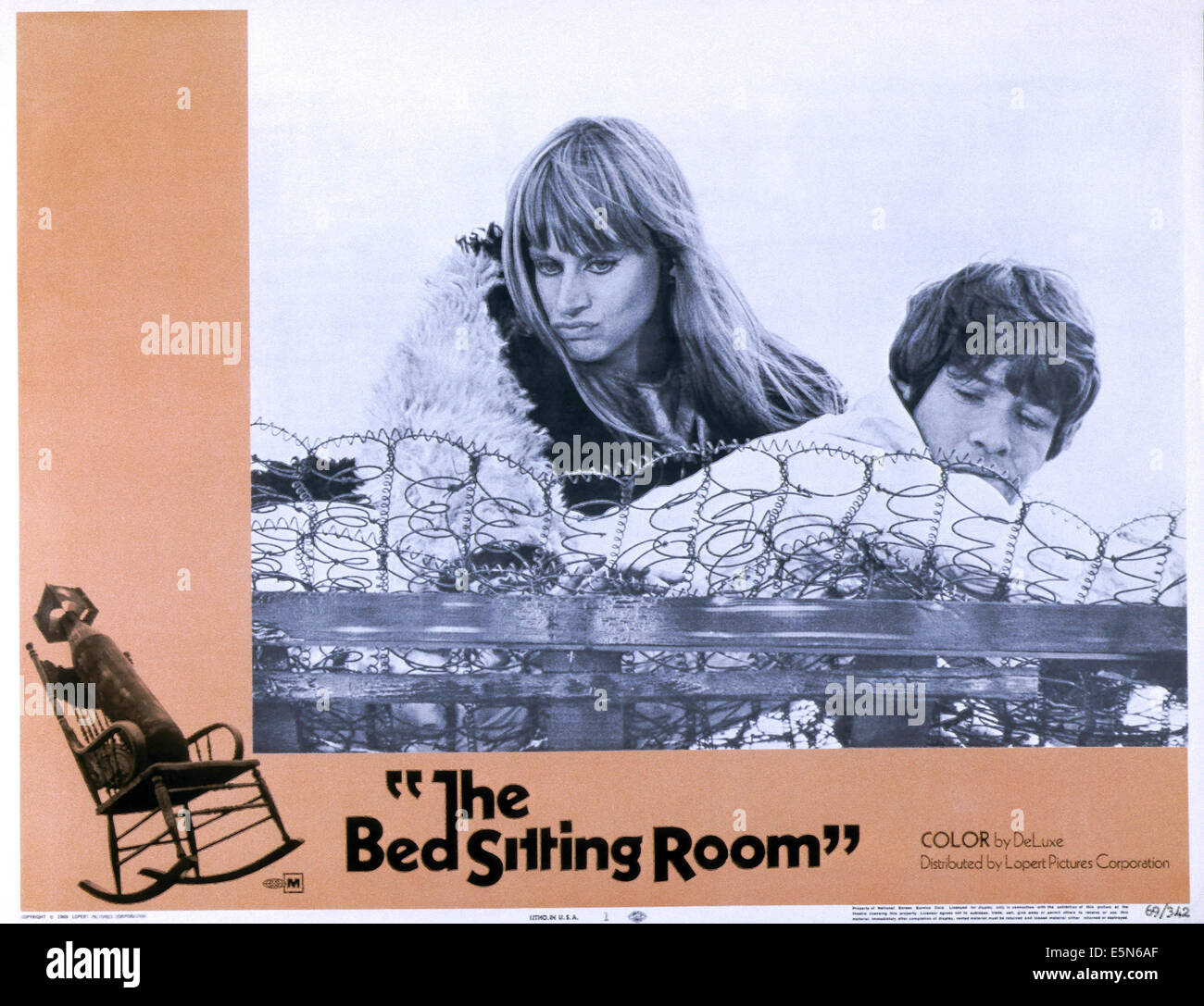 Das Bett Wohnzimmer, von links: Rita Tushingham, Richard Warwick, 1969 Stockfoto