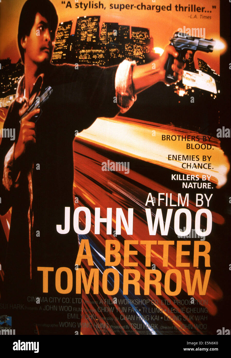 Ein besseres Morgen, (aka YING HUNG BOON SIK), Yun-Fat Chow, 1986, © Achor Bay/Courtesy Everett Collection Stockfoto