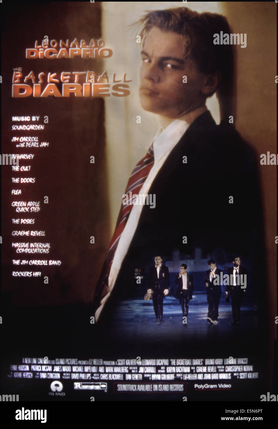 DIE BASKETBALL-Tagebücher, Leonardo Di Caprio, 1995. © New Line Cinema/Courtesy Everett Collection Stockfoto