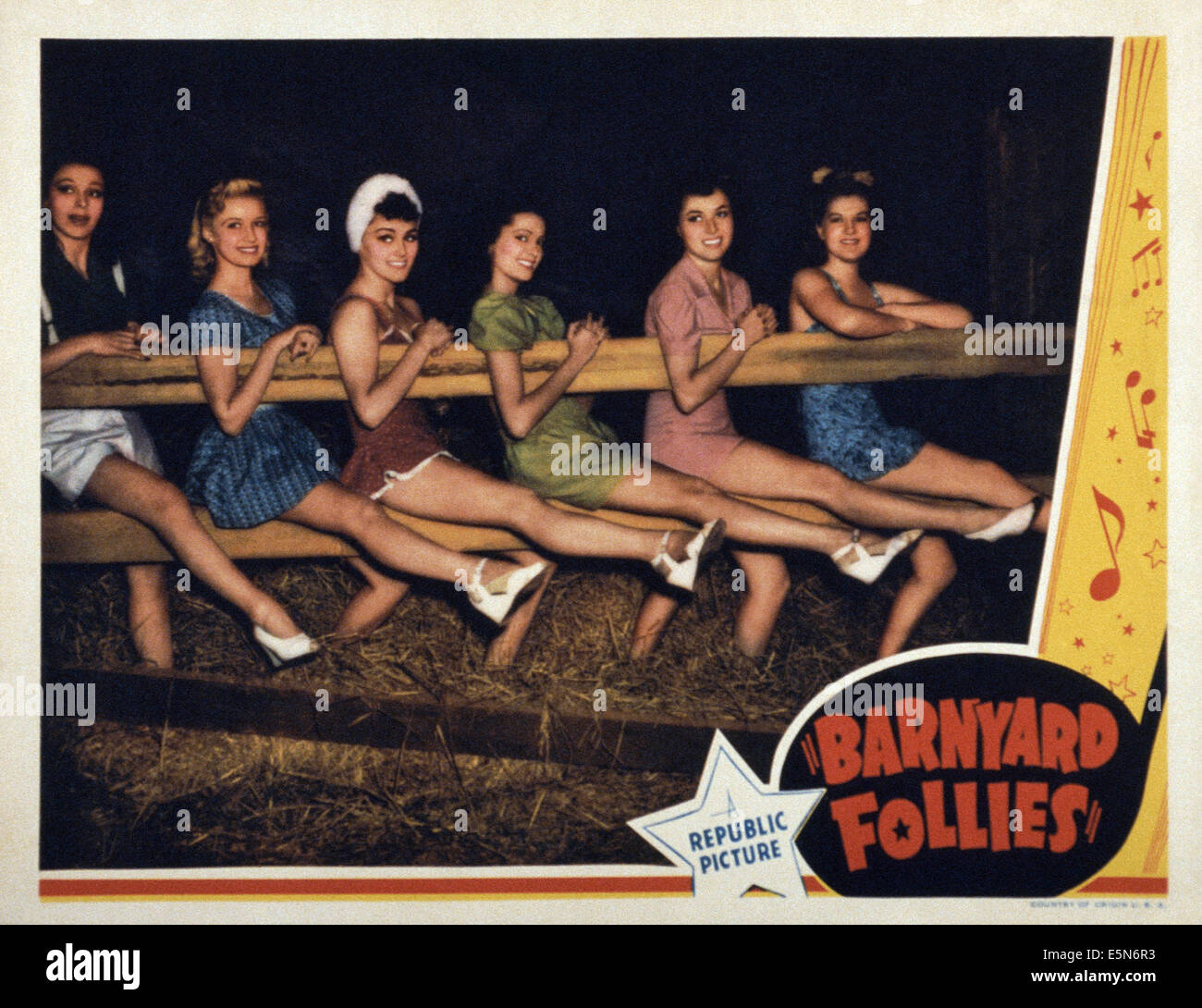 BARNYARD FOLLIES, 1940 Stockfoto