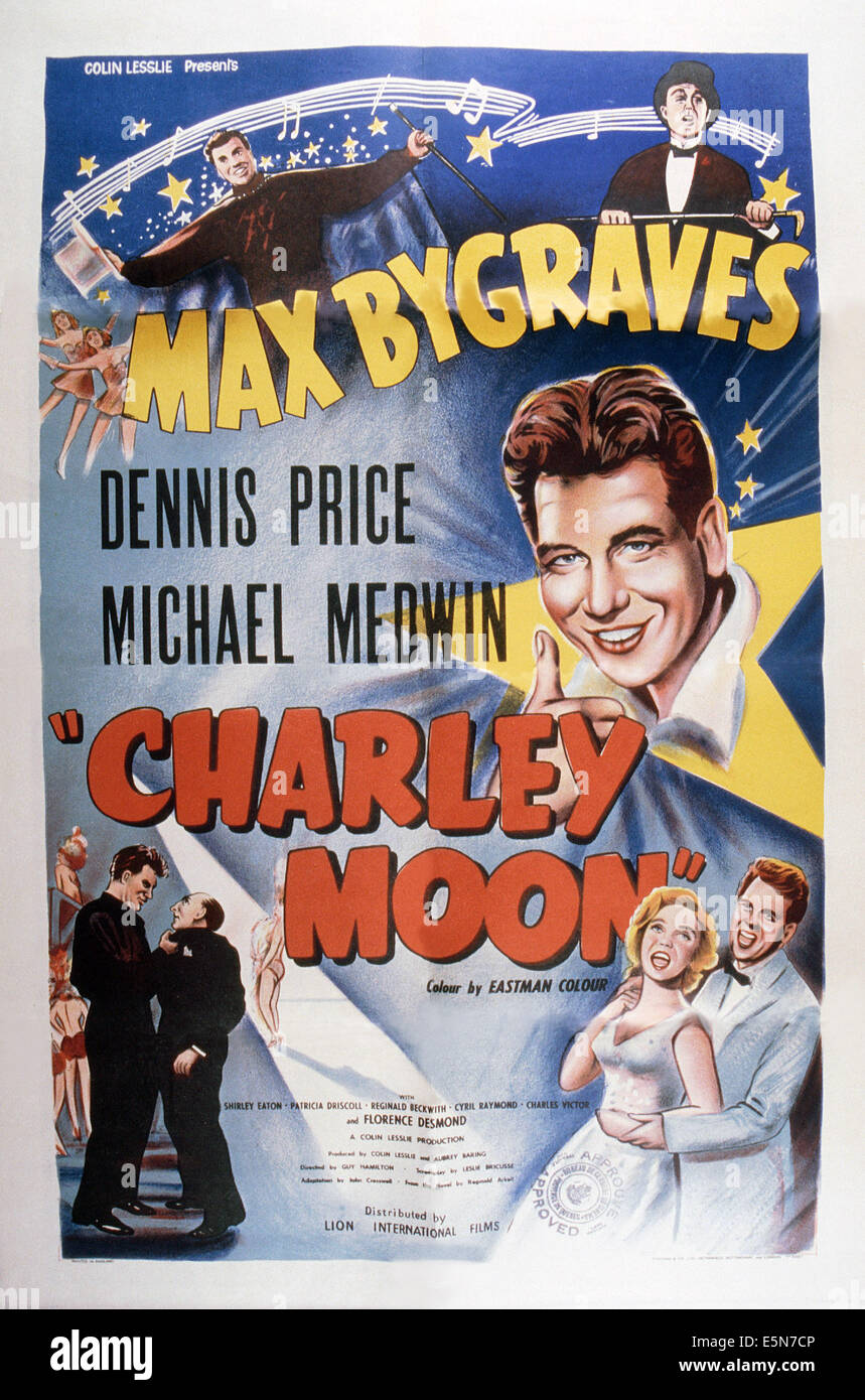 CHARLEY MOON, Plakat, Max Bygraves, 1956 Stockfoto