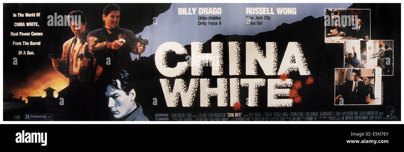 CHINA weiß, (aka GWANG TIN LUNG FU WUI), von links: Russell Wong, Steven Vincent Leigh, Billy Drago, 1989, © Imperial Stockfoto