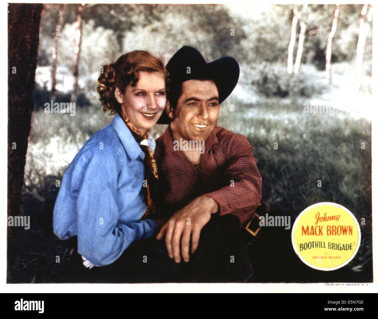 BOOTHILL BRIGADE, Claire Rochelle, Johnny Mack Brown, 1937 Stockfoto