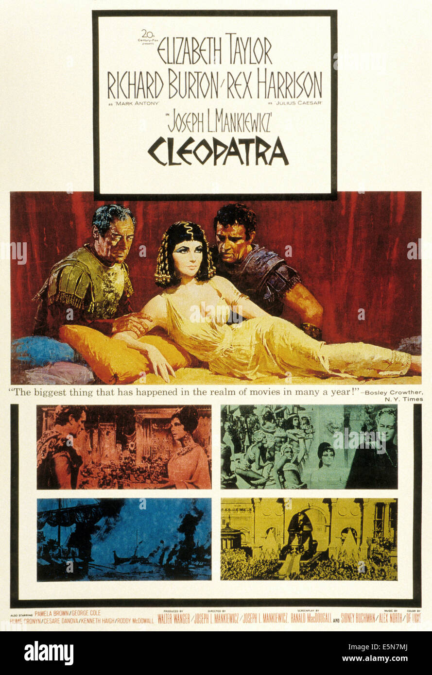 CLEOPATRA, Elizabeth Taylor, 1963, TM und Copyright (c) 20. Century Fox Film Corp.  Alle Rechte vorbehalten Stockfoto