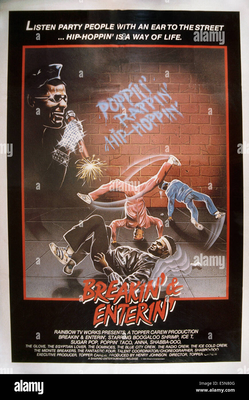 Breakin ' und ENTERIN', 1984, © Shapiro Entertainment/Courtesy Everett Collection Stockfoto