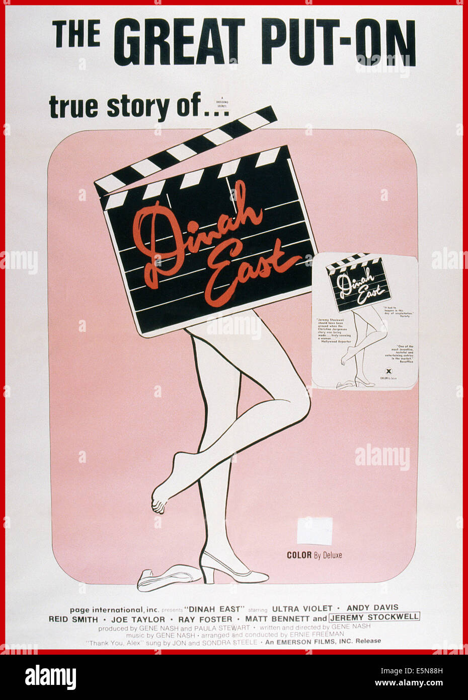 DINAH Ost, US-Plakat, 1970 Stockfoto