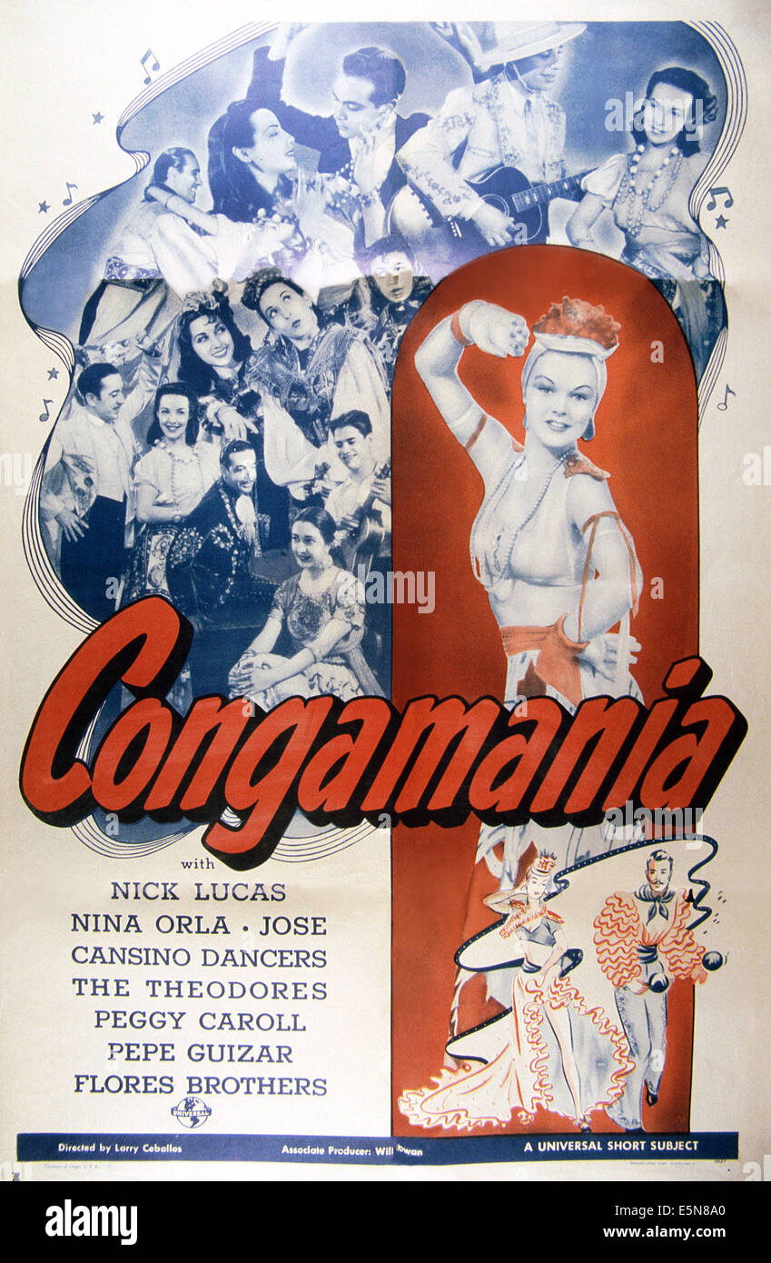 CONGAMANIA, 1940 Stockfoto