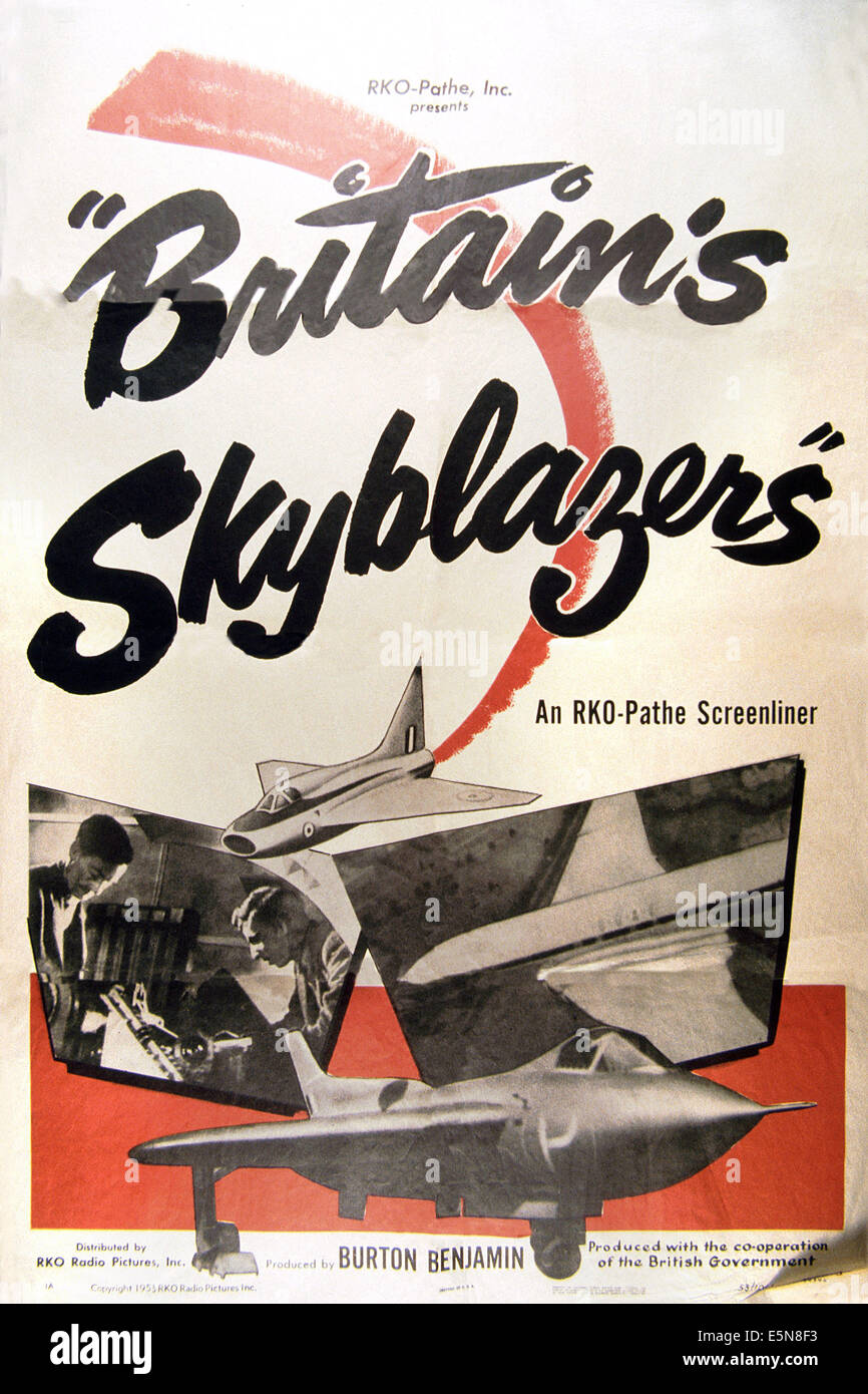 GROßBRITANNIENS SKYBLAZERS, 1953 Stockfoto