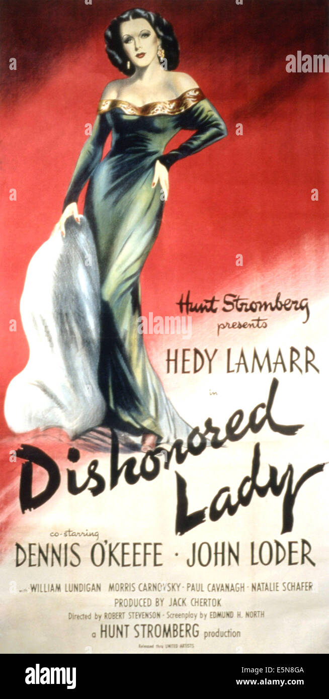 Nicht bezahlten Dame, Hedy Lamarr, 1947 Stockfoto