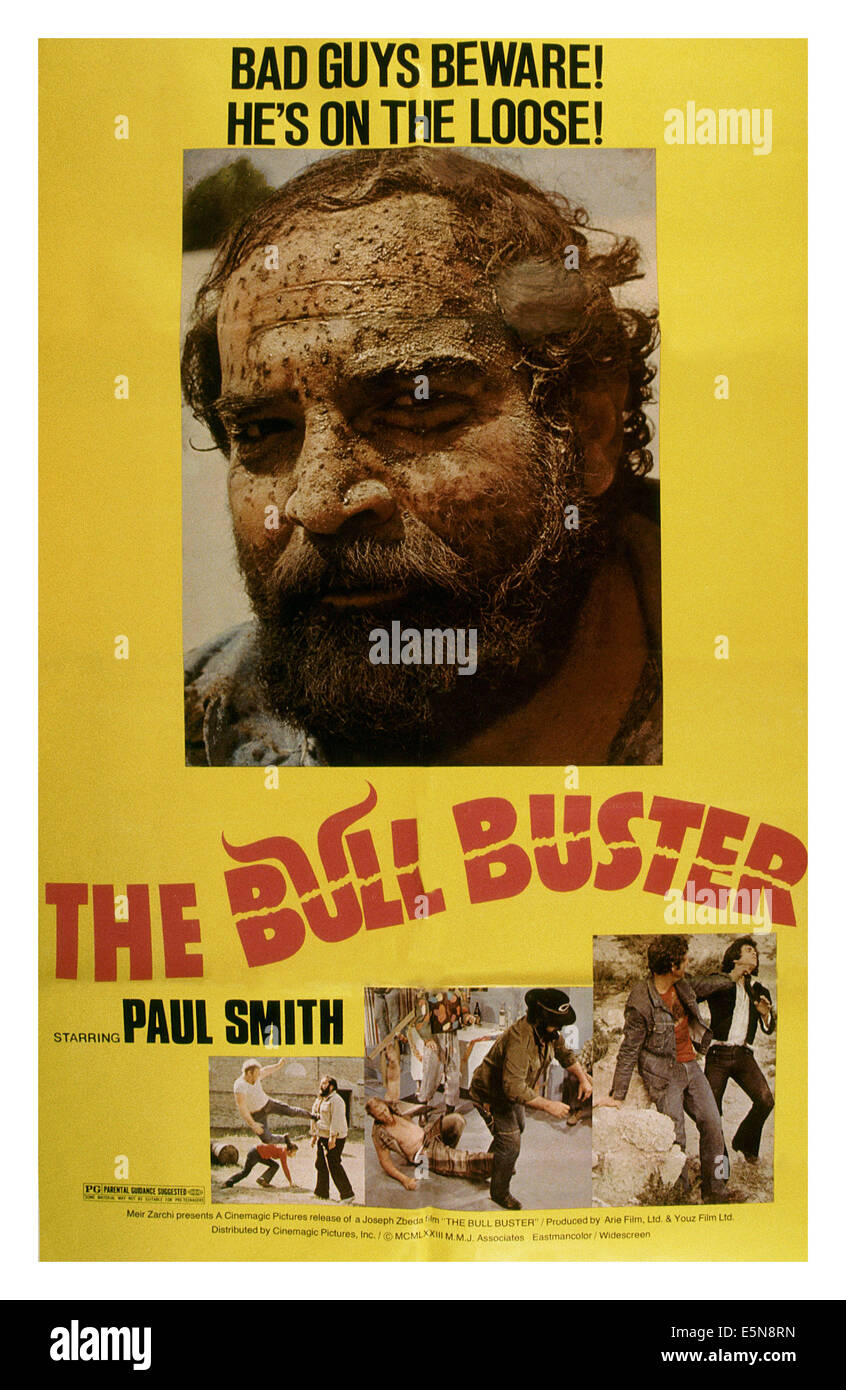 DIE BULL-BUSTER, Paul L. Smith, 1975 Stockfoto