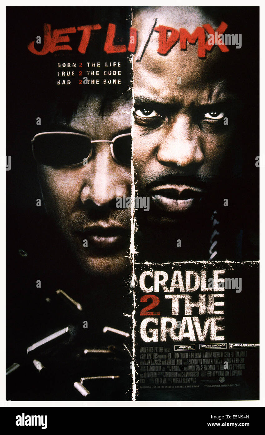 CRADLE 2 THE GRAVE, von links: Jet Li, DMX, 2003, © Warner Brothers/Courtesy Everett Collection Stockfoto