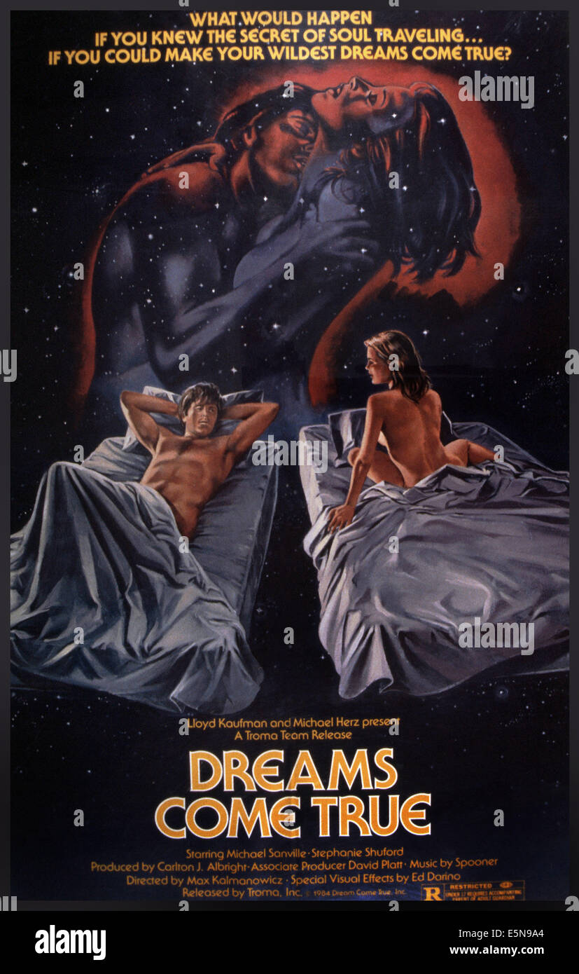 DREAMS COME TRUE, von links: Michael Sanville, Stephanie Shuford, 1984, © Troma/Courtesy Everett Collection Stockfoto