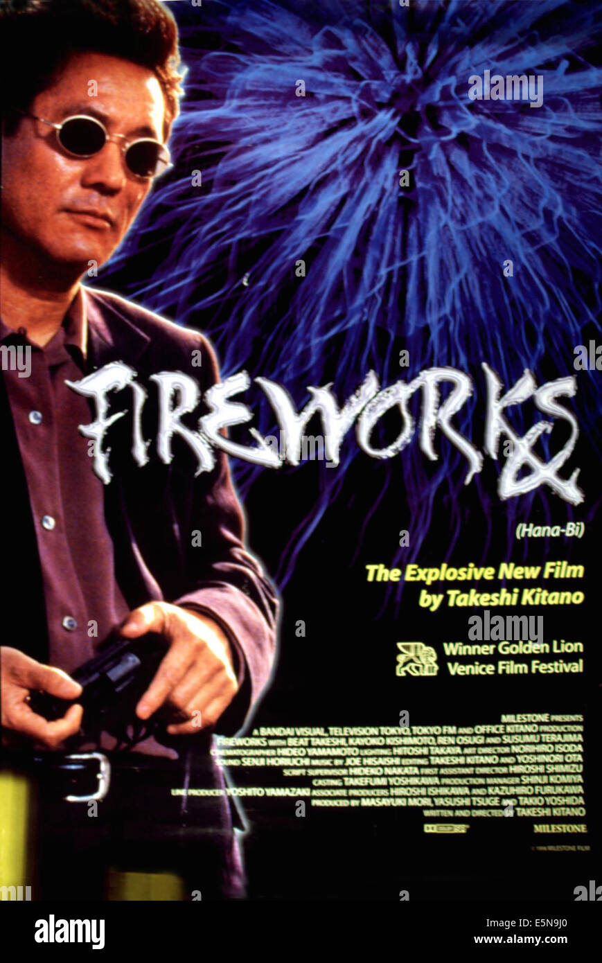 Feuerwerk, '' Beat Kitano'' Takeshi, 1998' Stockfoto
