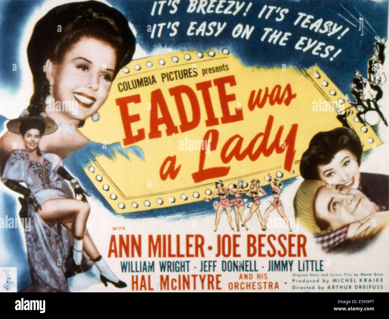 EADIE war eine Dame Ann Miller, Joe Besser, Jeff Donnell, 1945 Stockfoto