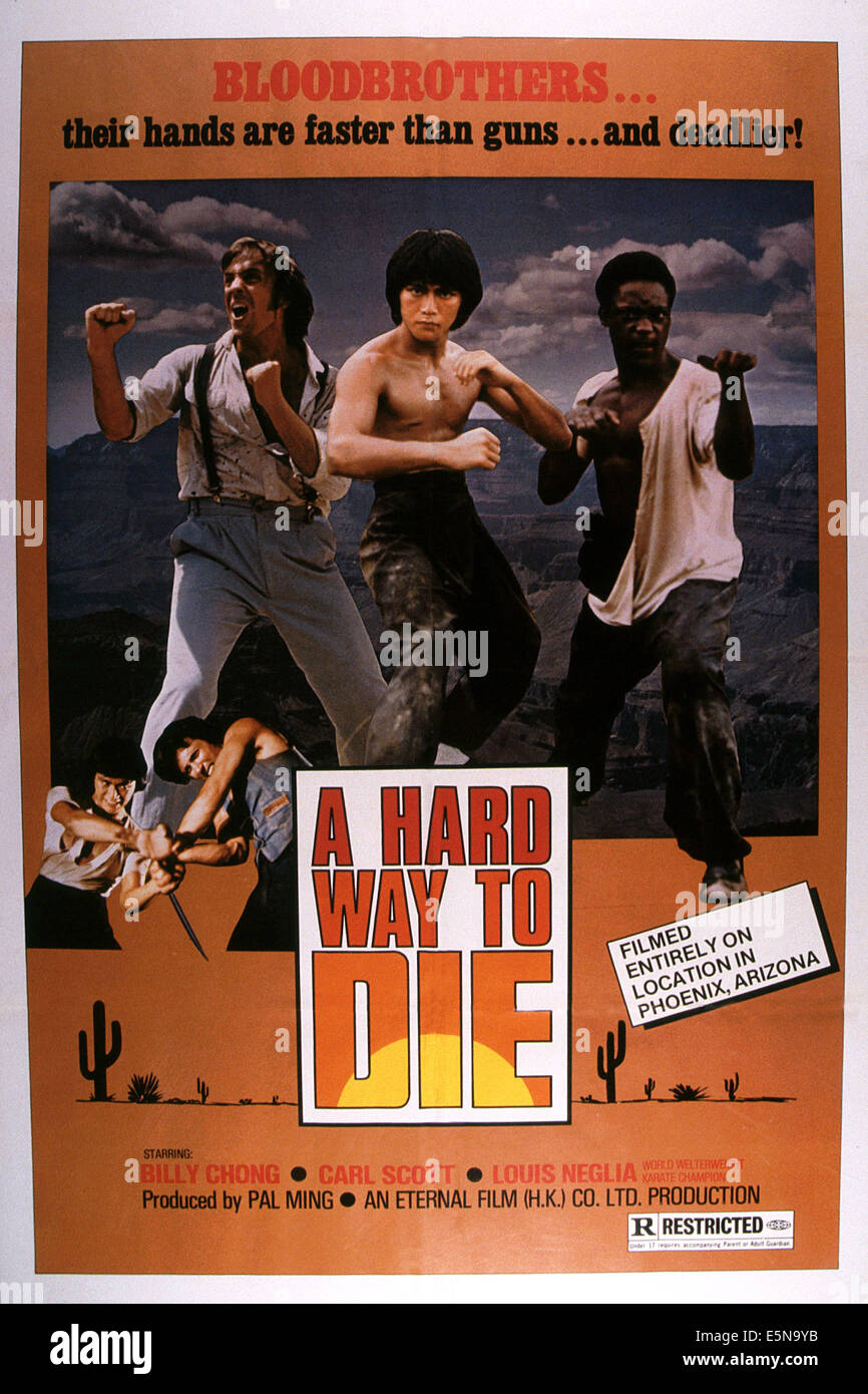 Art und Weise, die Hard, (aka ZHU ZAI XIE LEI), von links: Louis Neglia, Billy Chong, Carl Scott, 1979, © Transmedia/Courtesy Everett Stockfoto