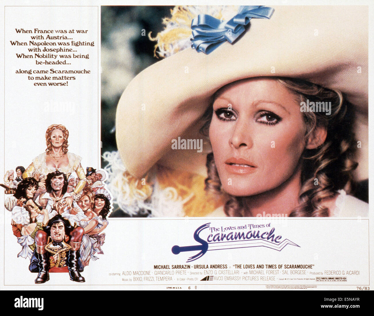 DIE liebt und Zeiten des SCARAMOUCHE (aka LE AVVENTURE E GLI AMORI DI