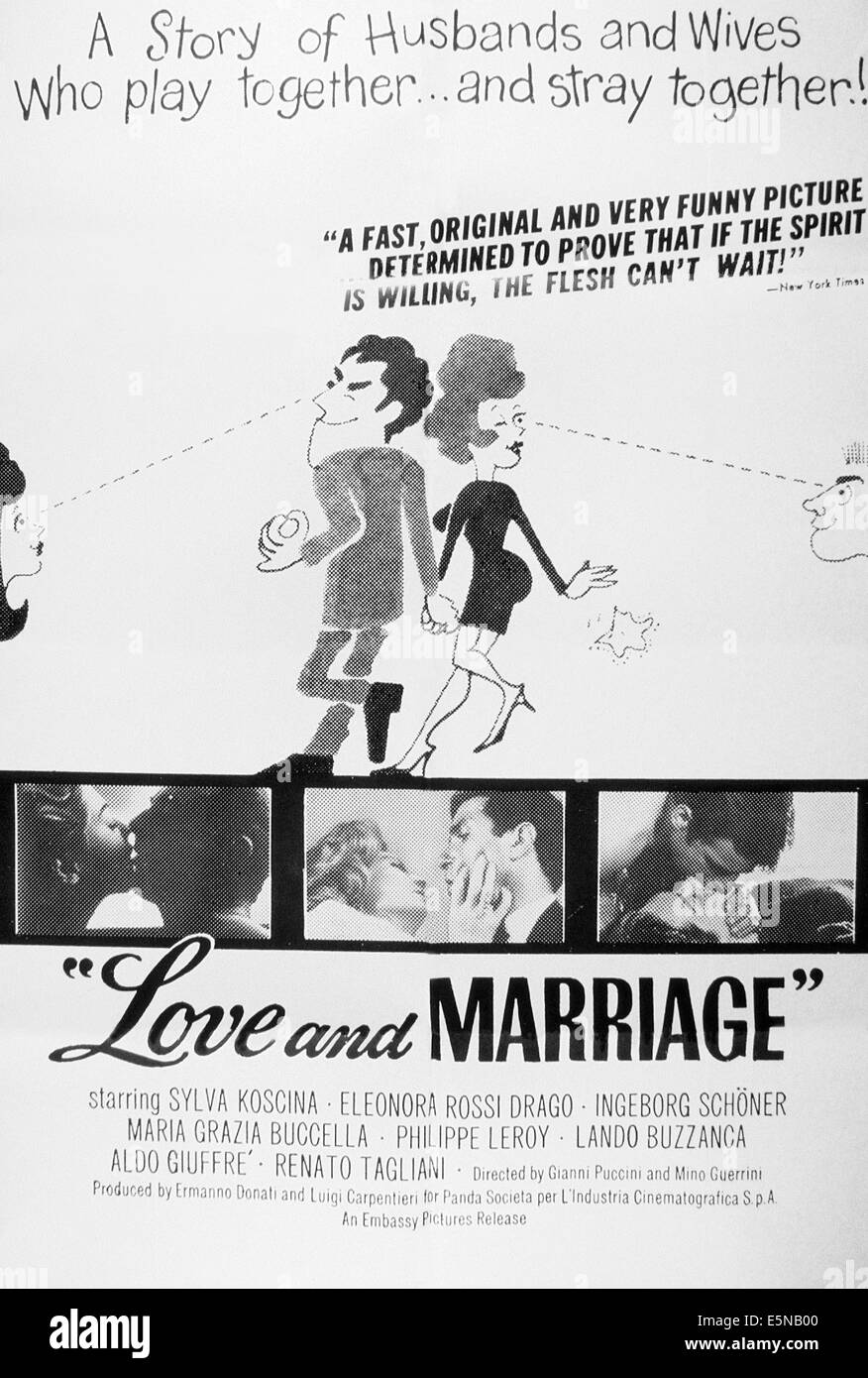 Liebe und Ehe, (aka Idea FISSA), 1964 Stockfoto